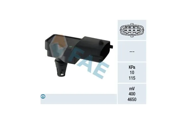 MAP Sensörü  Lancia Ypsilon (101)(09.2003->2012)  SAGEM 50133